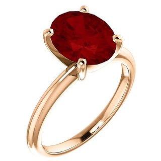                       CEYLONMINE Ruby (chunni) ring natural & original  Ruby/ manik gemstone gold plated ring for astrological purpose                                              