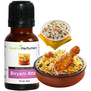 Saanvi Perfumers Biryani Attar 15ml For Use Veg Non Veg Biryani And Pulao