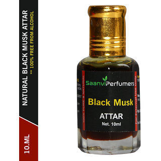 Saanvi Perfumers Black Musk Attar 10ML For Unisex