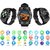 RYLEN  V8 Bluetooth Smart Watch with Sim  TF Card Support for Android  iOS Mobile Phones (Black Color)