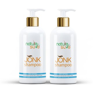 Nature Sure Jonk Shampoo Hair Cleanser for Men  Women  2 Packs (300ml Each)