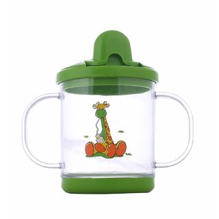 Premium Quality Bpa Free Unbreakable Sipper WITH 2 Handle for easy grip (200ML)(colors and shape as per availability)