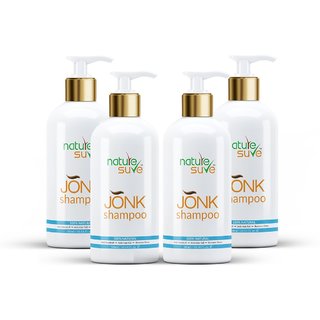 Buy Nature Sure Jonk Shampoo Hair Cleanser for Men Women 4 Packs (300ml  Each) Online - Get 35% Off