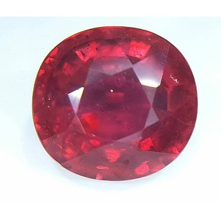 6.25 Ratti Precious & Effective Stone Ruby/Manik Original & Lab Certified Stone For Unisex BY CEYLONMINE 6.25 Ratti Precious & Effective Stone Ruby/Manik Original & Lab Certified Stone For Unisex BY CEYLONMINE
