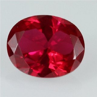 6.25 Ratti Precious & Effective Stone Ruby/Manik Original & Lab Certified Stone For Unisex BY CEYLONMINE 6.25 Ratti Precious & Effective Stone Ruby/Manik Original & Lab Certified Stone For Unisex BY CEYLONMINE