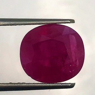 6.25 Ratti Precious & Effective Stone Ruby/Manik Original & Lab Certified Stone For Unisex BY CEYLONMINE 6.25 Ratti Precious & Effective Stone Ruby/Manik Original & Lab Certified Stone For Unisex BY CEYLONMINE