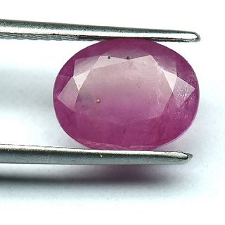 Precious stone Ruby 5.44 Carat Lab Certified Gemstone For Astrological Purpose BY CEYLONMINE Precious stone Ruby 5.44 Carat Lab Certified Gemstone For Astrological Purpose BY CEYLONMINE