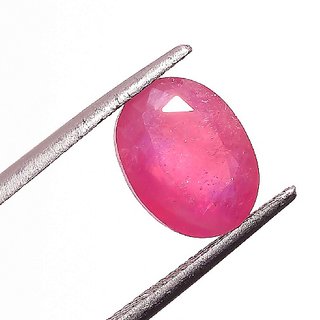                       CEYLONMINE- 9.25 ratti Precious Ruby Stone Lab Certified & Effective Stone Ruby For Unisex                                              