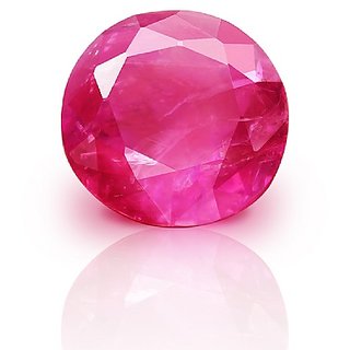                       Natural Ruby Gemstone Original  Unheated (Chuuni) Ruby Stone 7.25 ratti For Astrological Purpose                                              