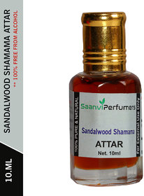 Saanvi Perfumers Sandalwood Shamama Attar 10ML For Unisex