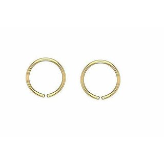                      Nose Ring Gold Plated (Bali) Earring for Girl  Women, Set of-2                                              