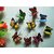 Neo Rising Small Butterfly Magnet Plastic 3-D Creative Fridge Stickers, (Multicolor 5 Pcs).