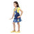 HIZUME INDIA Baby girls Denim Dungaree Dress Set with half sleeves printed T-shirt