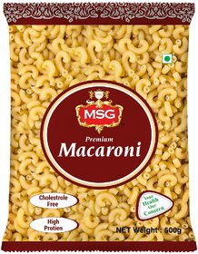 MSG Premium Macaroni (Made From Durum Wheat Semolina) 500g