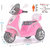3-Wheel Special Battery Operated Ride On Scooty Scooter With Back Basket By Toy Home