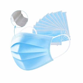 Heal Fast 3PLY DISPOSABLE FACE MASK Ear Loop Medical Surgical Dust Face Mask - Surgical Mask (PACK OF 10)