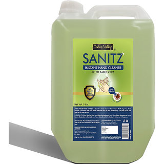 Indus Valley Sanitz Instant Hand Cleaner with Aloe Vera (Hand Sanitizer 5L)
