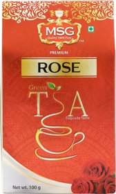 MSG Premium Green Tea 100g ( Rose Flavour )