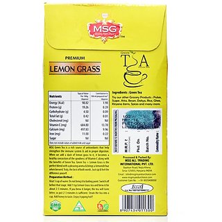 Buy MSG Premium Lemon Grass Tea 100g Online @ ₹150 from ShopClues