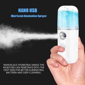 Mini Nano Facial Sprayer USB  Sanitizer Spray  Face Steamer Humidifier Hydrating Anti-aging Wrinkle Women Beauty Skin