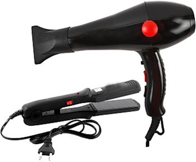 Hair dryer and outlet pressing machine