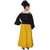 Clobay Yellow Girls Full Length Maxi Casual Dress