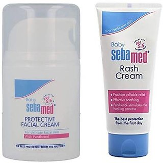 Sebamed Baby Skin Protective cream combo - protective facial cream (50ml)+rash cream (100ml)