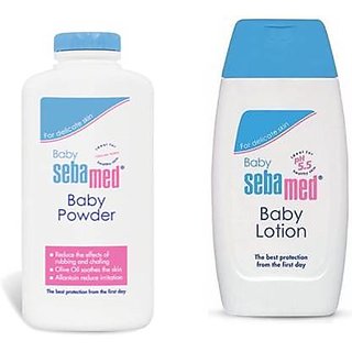 Sebamed baby soft skin protection pack - Baby powder ( 400 g)Baby Lotion ( 100 ML)