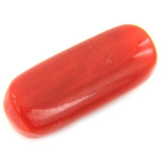 Original Moonga Stone 5.5 Ratti (5 carats) Rashi Ratna  Natural and Certified by GEMOLOGICAL LABORATORY OF INDIA (GLI) Red Coral Precious Gemstone Unheated and Untreated Top Quality Gems for Astrological Purpose by Accurate Traders