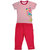 BUZZY Girl's Pink Combo Set (Top and Legging)
