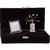 JEWEL FUEL 999 Pure Silver Radha Krishna Stand and German Silver Tulsi Plant Gift Set