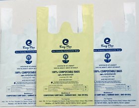 Easy Flux BioDegradable  Compostable Eco Grade  Carry Bags 13x16