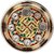 Kesar Zems Steel Pooja Thali (27 cm x 27 cm x 3 cm, Silver, Pack of 9).