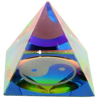                       Kesar Zems Glass Pyramid (4 cm x 4 cm x 4 cm)                                              