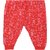 Neska Moda Baby Boys & Girls Pack of 1 Red Cotton Pyjama/Pajama/Trackpant for 6 to 18 Months-PY19