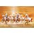 Style UR Home -Vastu Seven Horse Painting Right to Left Direction with Rising Sun - 24x 48