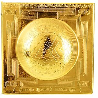 Kesar Zems Brass Kurm Prusth Shree Yantra (7.5 cm x 7.5 cm x 0.05 cm Gold) Kesar Zems Brass Kurm Prusth Shree Yantra (7.5 cm x 7.5 cm x 0.05 cm Gold)