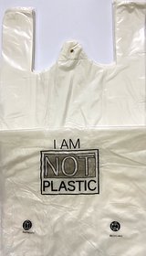 Bio Degradable  Compostable Eco Grade  Carry Bags 19x22