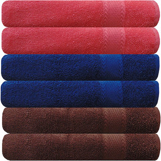 Akin MultiColor Cotton Hand Towels Set Of 6
