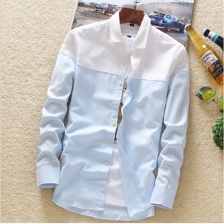 Buy Fashlook Men White Block Sky Blue 