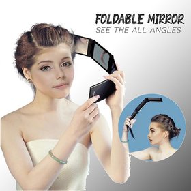 4 folds mirror..360 degree view..pocket size..high quality..suitable for toppik,caboki  other hair fibers applications.