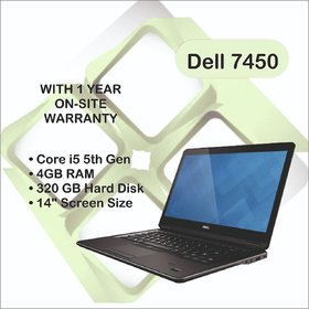 Refurbished Corporate Dell 7450 Intel Core i5 5th Gen 4  GB RAM/320 GB Hdd and Carry Bag with 1 year hardware warranty
