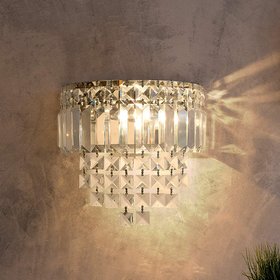 GA Half Circle Modern Wall Led Lamp for Bedroom, Living Room, Home Decor Decoration (Warm White)