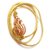 SRI SAI 1gr  gold plated ruby stone mogapu chain (24 inches)for women