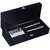 JEWEL FUEL German Silver Crystal Filled 2 Ball Pen and Silver Plated Visiting Card Holder Gift Set