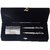 JEWEL FUEL German Silver Crystal Filled 2 Ball Pen and Silver Plated Visiting Card Holder Gift Set