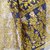 Desh Bidesh Womens Handloom Soft Resham Dhakai jamdani Bengal Cotton Silk Tant Saree  with Blouse Pcs (Yellow Dark Blue