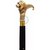 Piru Designer Vintage Brass Handle Antique Style Victorian Cane Wooden Walking Stick