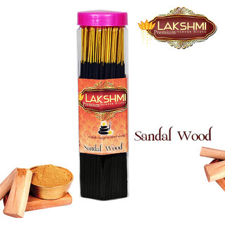 Sandal Wood Fragrance Pure Natural Agarbatti,9 200 Grms Incense Sticks in Jar.
