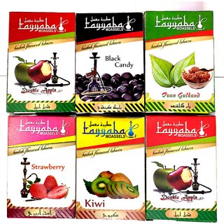 Buy Tayyaba Hookah Flavours 6 Random Packets 50 Grams Each Online ...